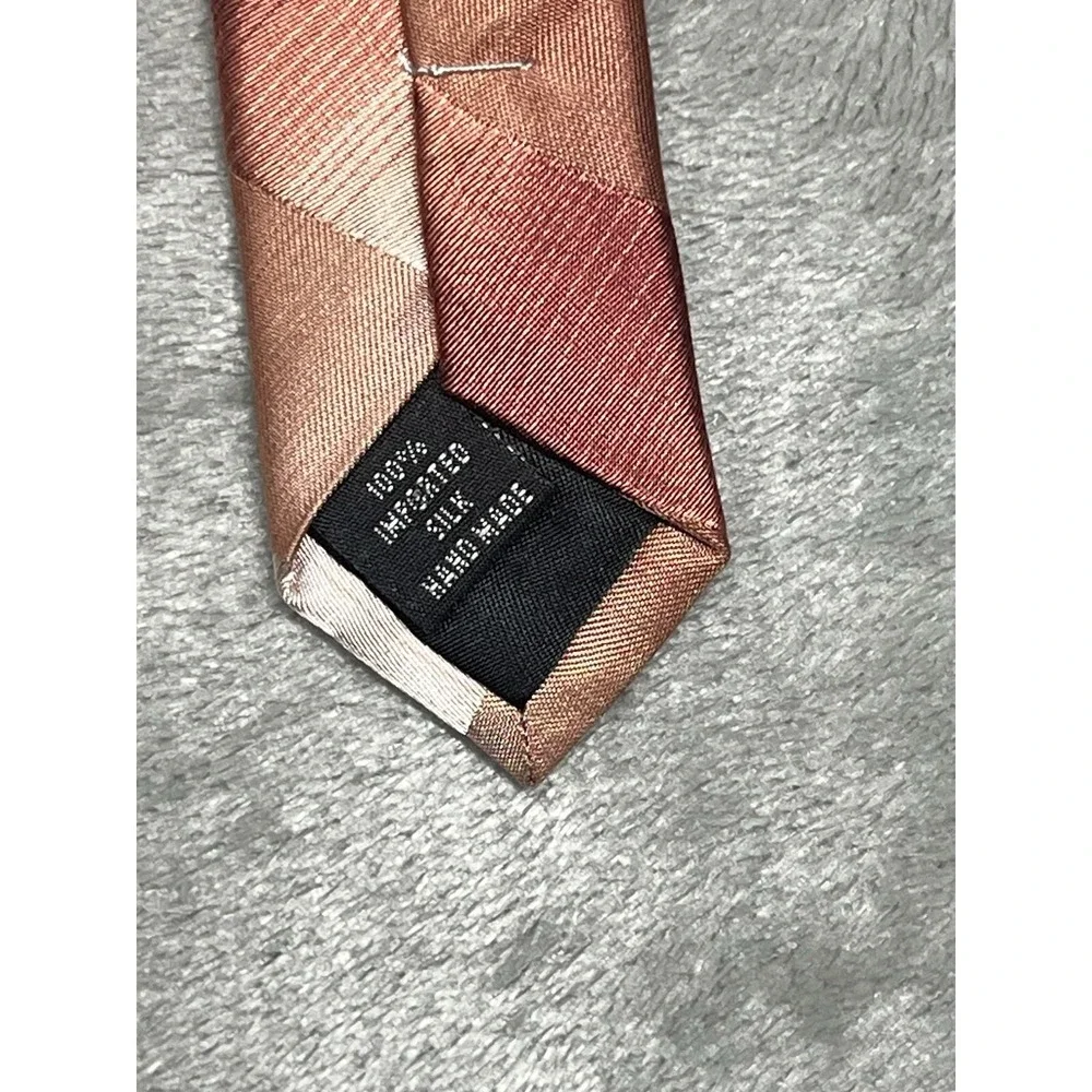 Lot Of 5 Men's Ties Silk Geoffrey Beene Crazy Horse‎ Kenneth Cole Saxony 28 & 29